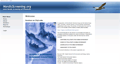Desktop Screenshot of nordicscreening.org