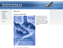 Tablet Screenshot of nordicscreening.org